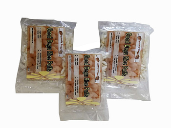Rice puffs three pack Product shot