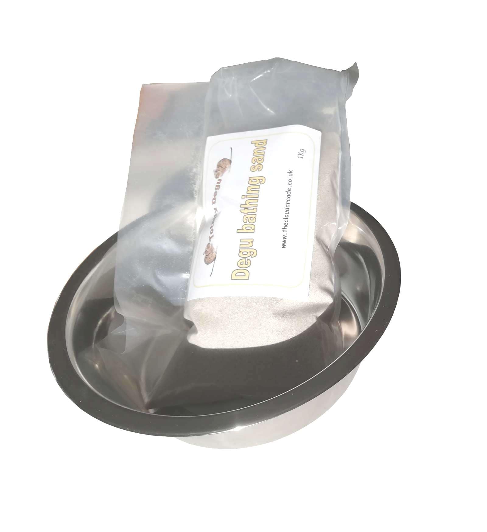 Totally Degu Bathing Bowl & 1kg of Bathing Sand Totally Degu Fun