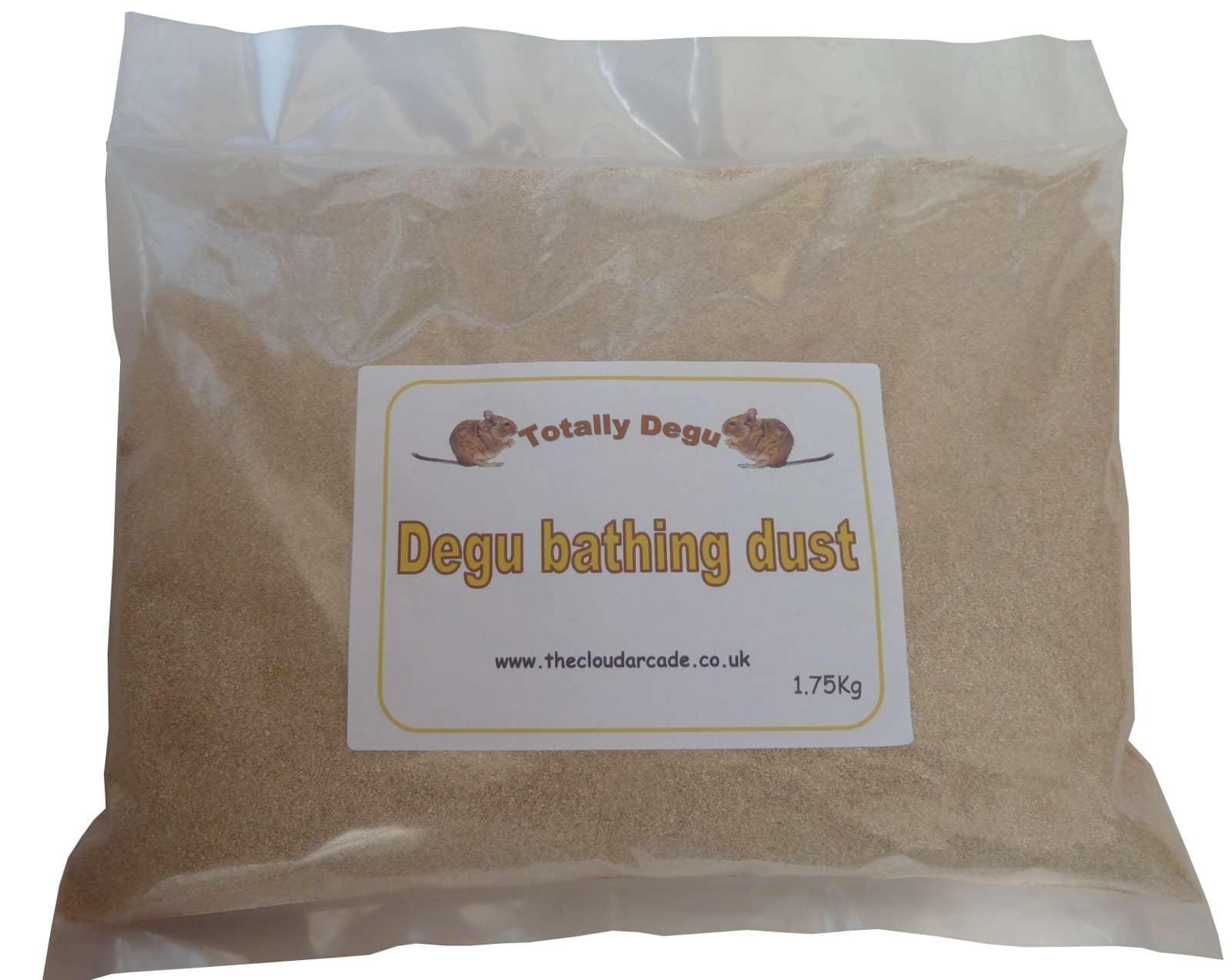 Totally Degu Bathing sand Totally Degu Fun stuff for small pets.